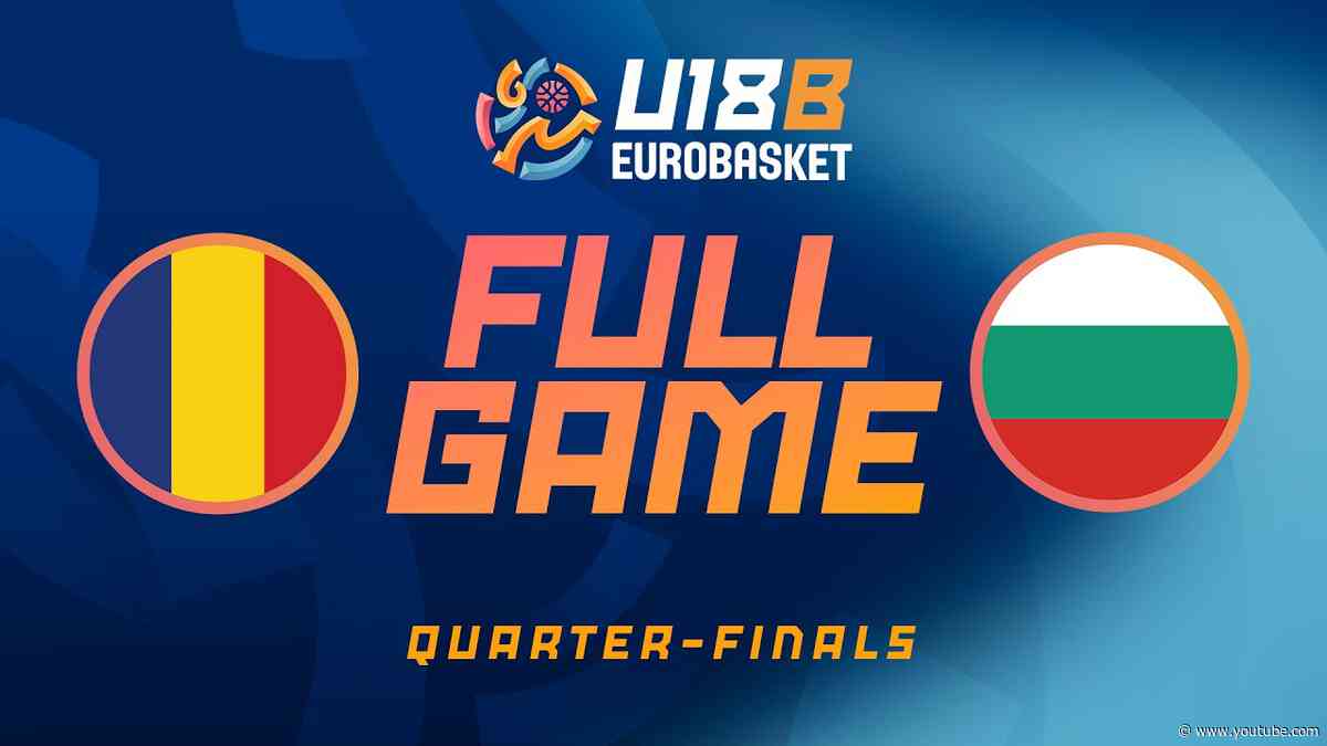 Romania v Bulgaria | Full Basketball Game | FIBA U18 Women's EuroBasket 2026 Division B