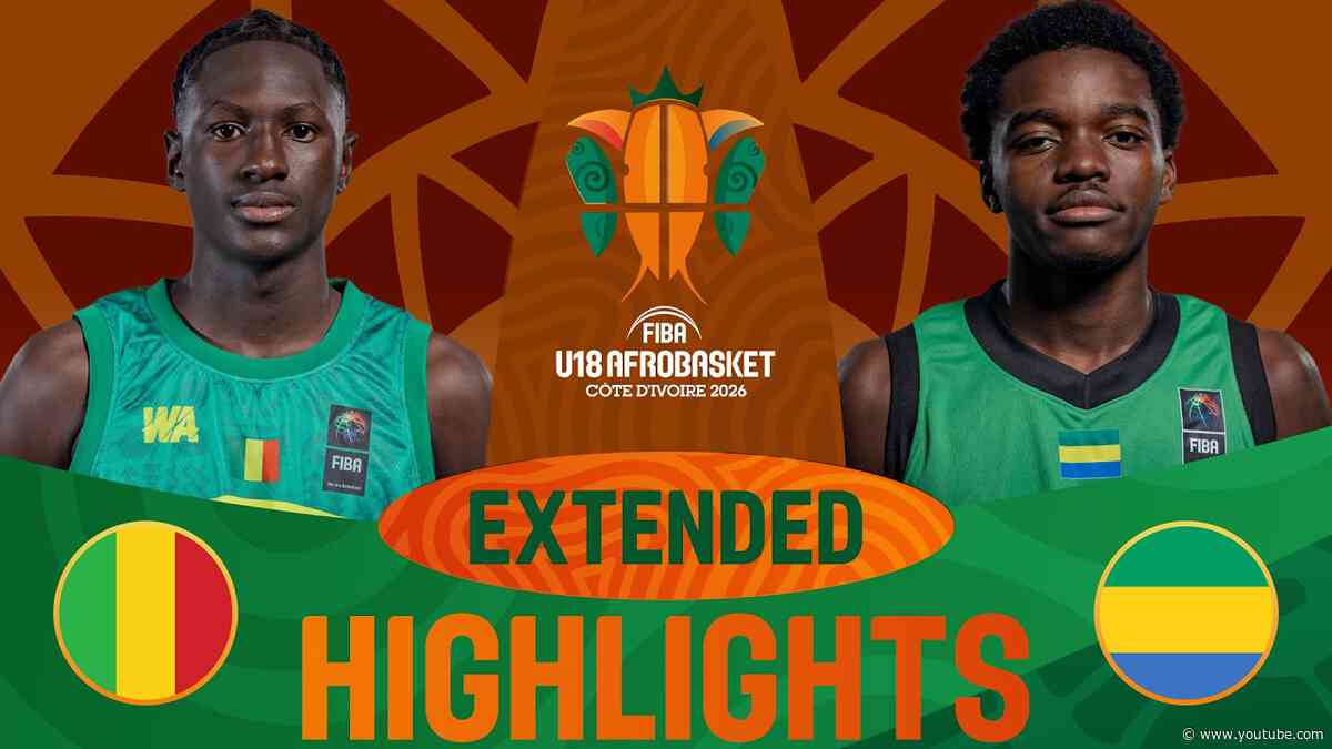 Mali 🇲🇱 v Gabon 🇬🇦 | Extended Highlights | FIBA U18 AfroBasket 2026