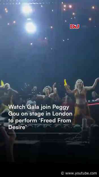 Gala Joins Peggy Gou On Stage ⚡️ #gala #nostalgia