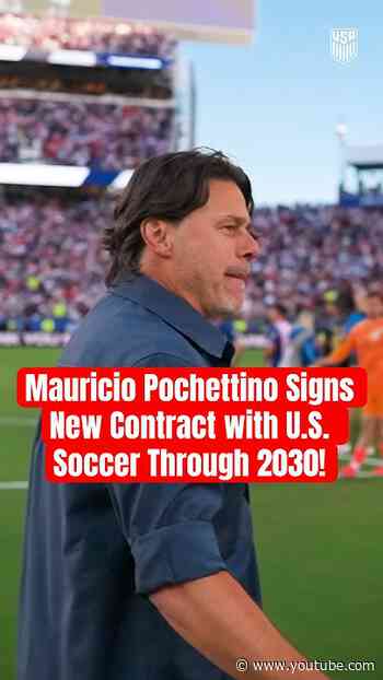 Mauricio Pochettino is BACK as the USMNT Head Coach! 📝