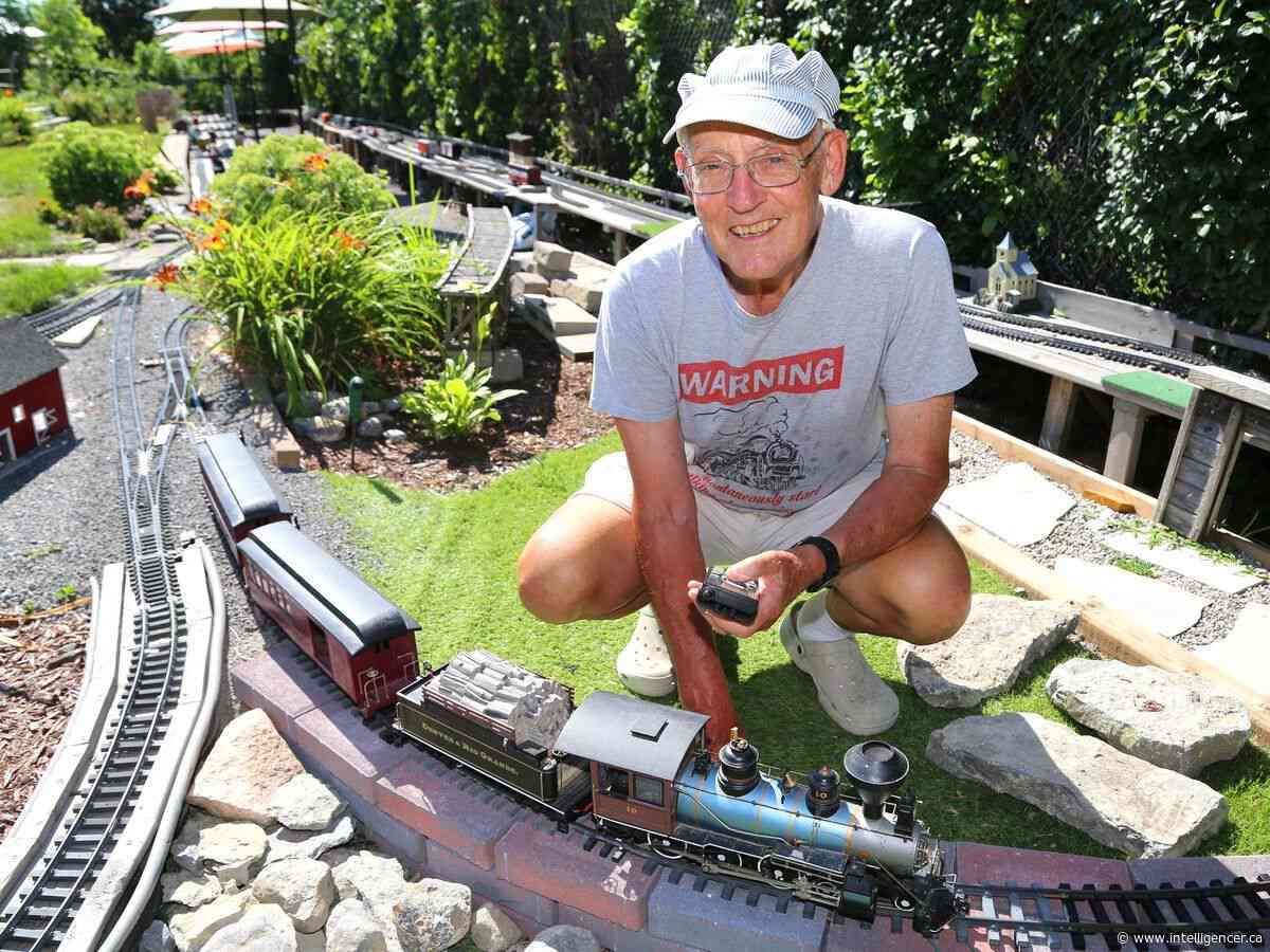 Belleville's garden railway offers a chance for young and old to drive trains