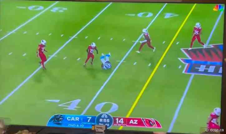 A Quebec native creates an unforgettable moment with his first catch in the NFL