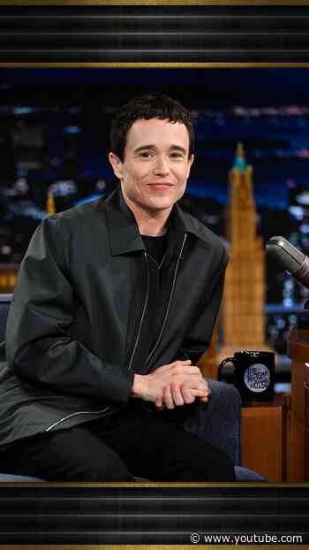Missed opp to cast #ElliotPage’s dog Mo in #TheOdyssey 😭 #FallonTonight