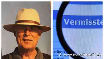 Senior in Rosenheim vermisst: Mann (82) womöglich in hilfloser Lage