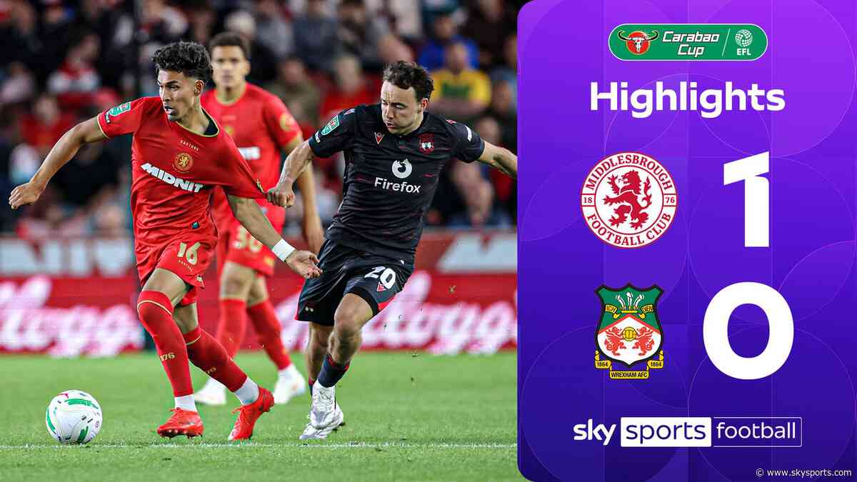 Middlesbrough 1-0 Wrexham