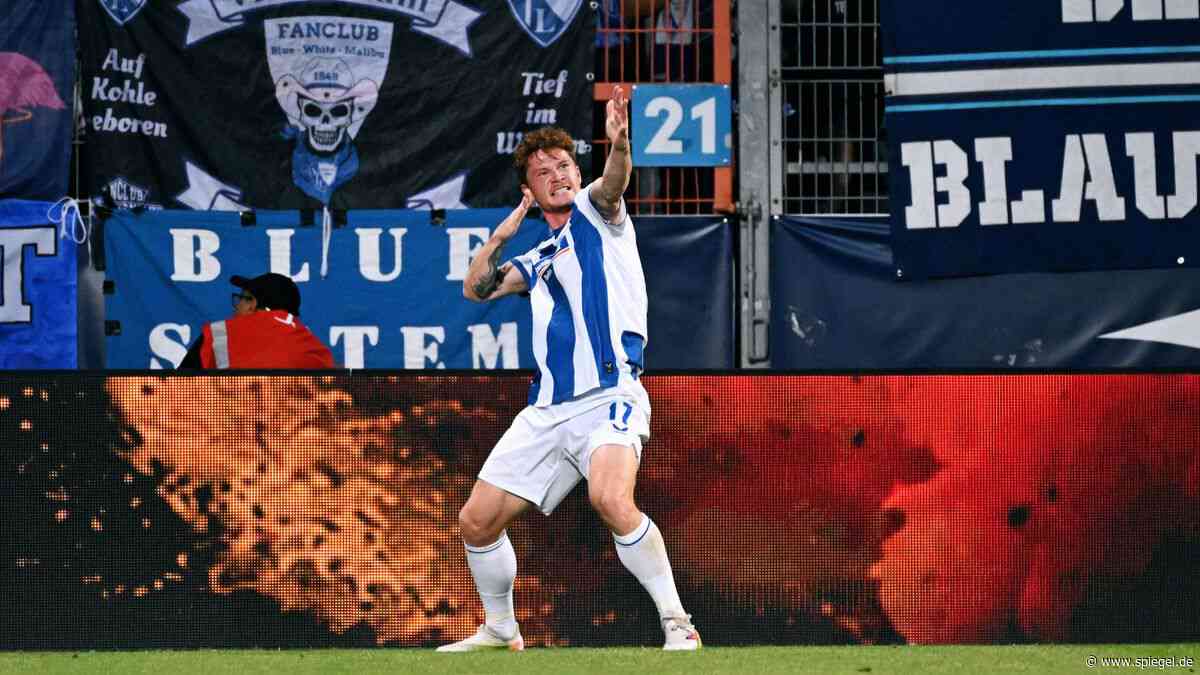 2. Fußball-Bundesliga: Hertha BSC gewinnt Auftakt beim VfL Bochum – Fanbanner stoppt Partie