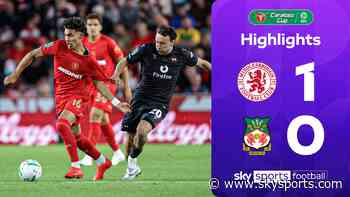 Wrexham knocked out of Carabao Cup by Lankshear's debut winner