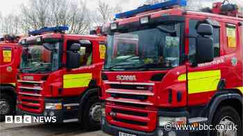 Wildfire units and crews tackle city fire
