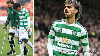 Celtic's forgotten man Jota back in training after injury hell... as assistant boss Shaun Maloney outlines plan for winger's return to first-team fold