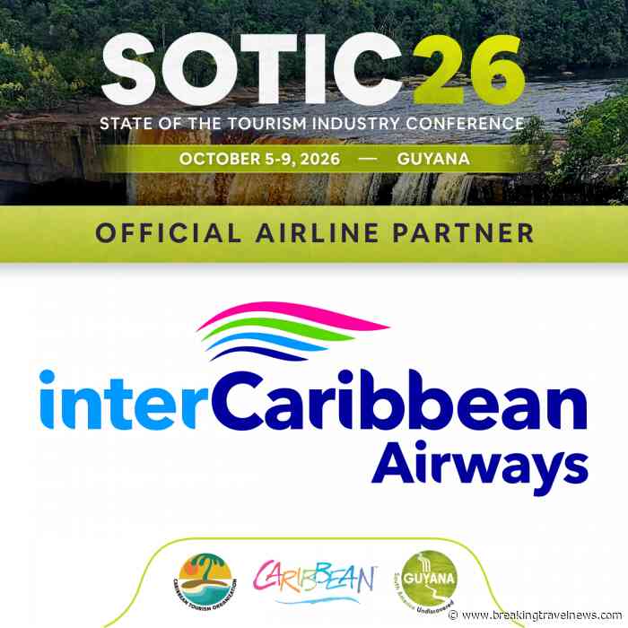CTO Names interCaribbean Airways Official Airline Partner for SOTIC 2026