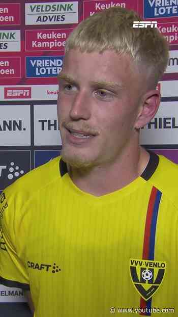 Devy Hendrix glundert na 'droomdebuut' voor VVV-Venlo 🥺