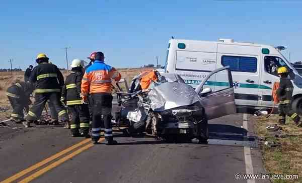 Murió un bahiense en un choque frontal sobre una ruta pampeana