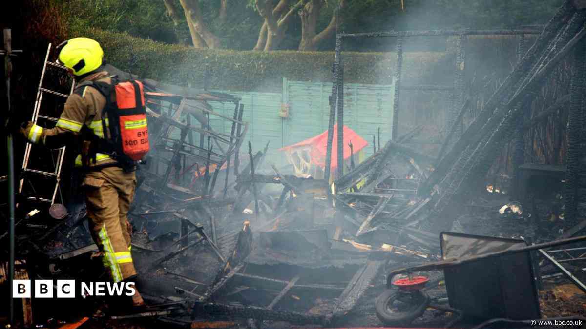 Youths sought for arson after fire spread to house