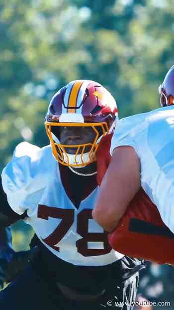 78's got aura #football #nfl #commanders #trainingcamp #raisehail