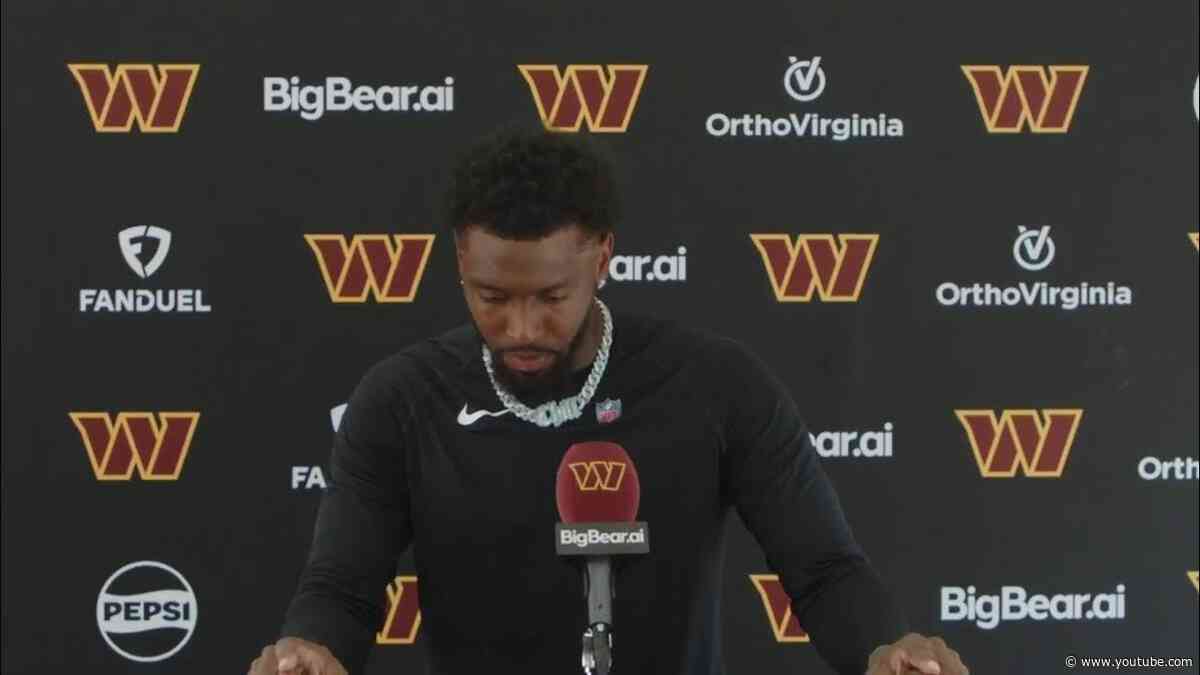 CB Trey Amos Speaks To The Media After Practice | Washington Commanders