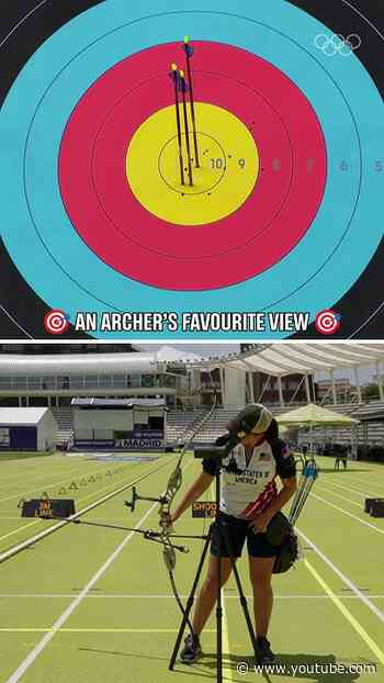Seeing a perfect score through the scope. 🎯