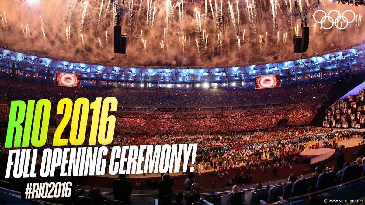 Re-LIVE the Rio 2016 Opening Ceremony! #OnThisDay