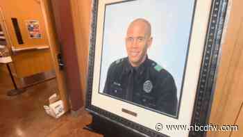 Fallen Dallas Police Officer Darron Burks honored with portrait dedication
