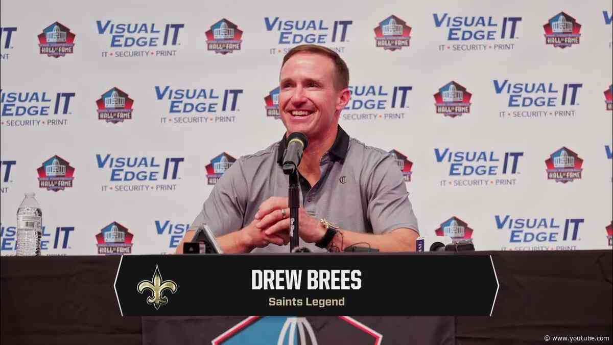 Drew Brees on Pro Football Hall of Fame induction | New Orleans Saints