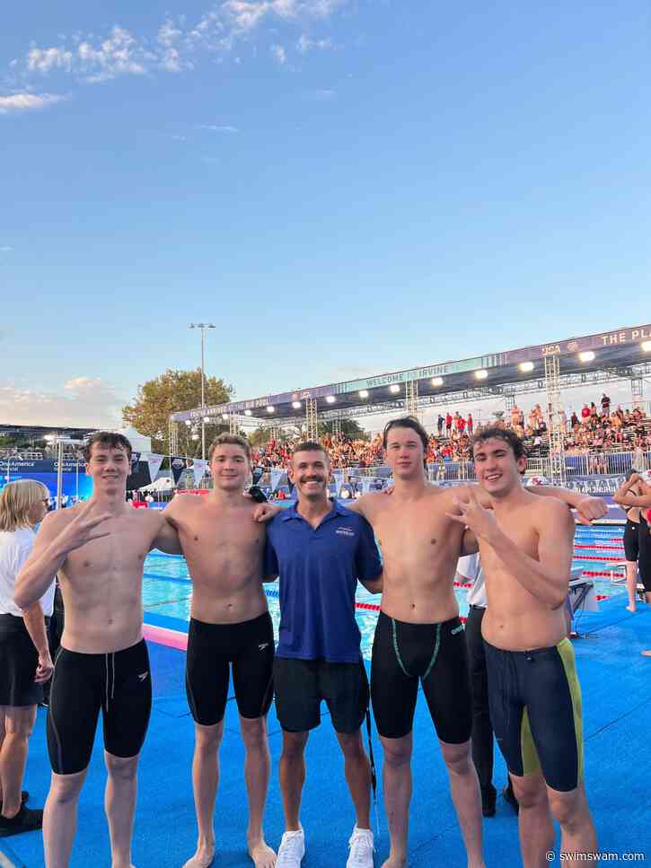 Waterloo Boys Break 15-18 NAG Record With 3:41.16 400 Medley Relay