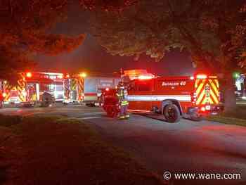 Crews extinguish fully-engulfed structure fire in east Allen County