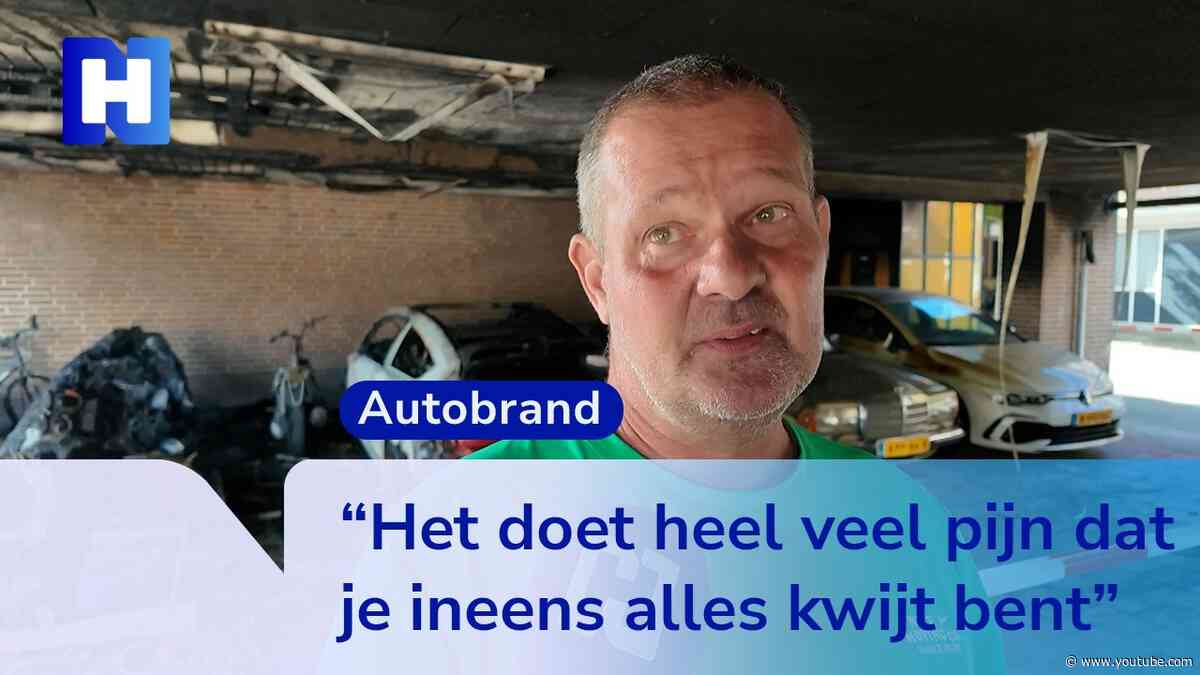 Vincent zag zijn vakantie in vlammen opgaan door brand in Uithoorn