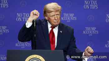 Trump's hair-raising appearance in Las Vegas sends online sleuths into a frenzy over president's impossible glow-up