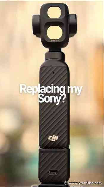 DJI Osmo Pocket 4P might replace my Sony camera #dji #djiosmopocket4p #creatorgear