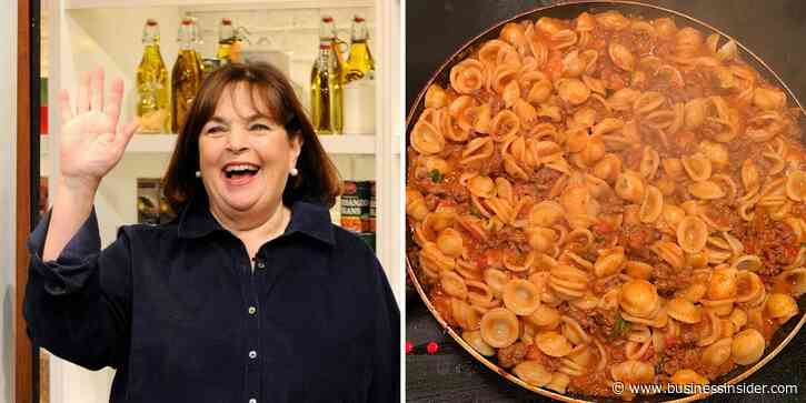 I made Ina Garten's easy weeknight Bolognese pasta. The delicious dish was ready in 30 minutes.