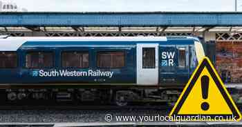 The South Western trains disrupted by engineering works this weekend