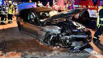 19-Jähriger verursacht mit Sportwagen schweren Unfall auf der A8