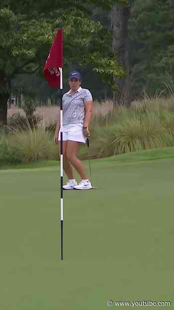 SO MUCH BREAK ↩️ Farah O’Keefe hit the perfect putt in the Round of 32 at The Honors Course!