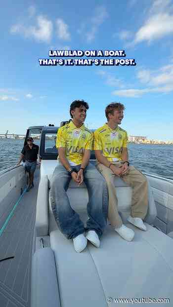 Live, laugh, Lawblad 💙 #F1 #VCARB
