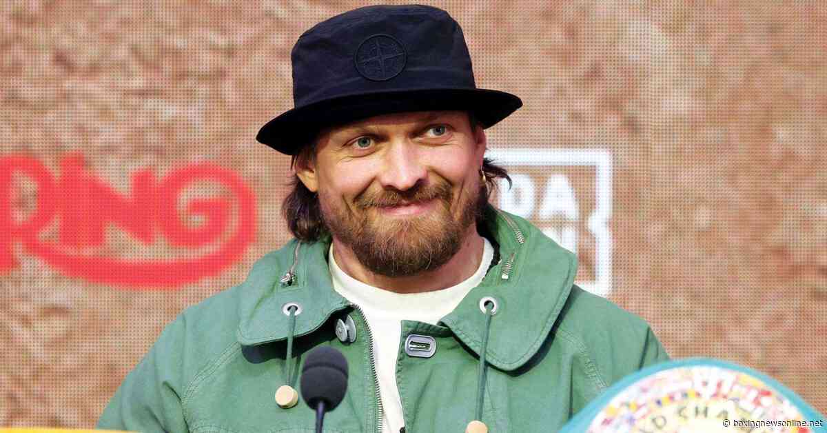 Usyk vows to face former heavyweight champion before retiring if he wants it: “I’ll do it”