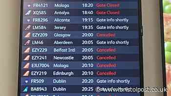 Bristol Airport issues apology after all flights cancelled