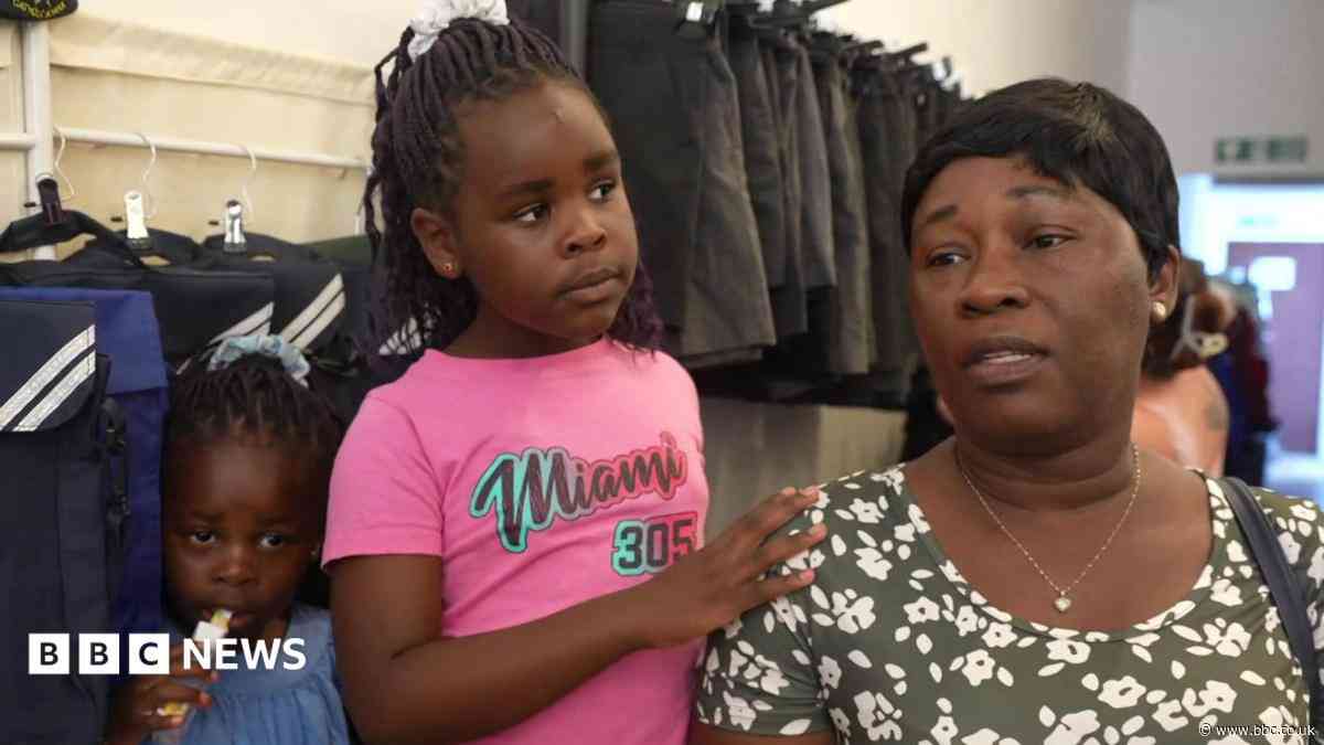 Shop selling second-hand school uniforms for £5