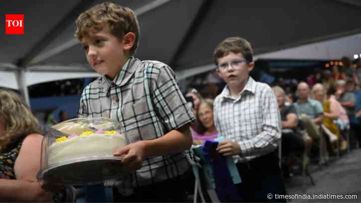 10-year-old baker's grand champion cake fetches $15,000 at Maryland county fair auction