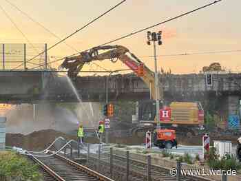Erster Teil der Bonner Nordbrücke wird abgerissen