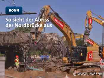 Bonner Nordbrücke: Der Abriss hat begonnen