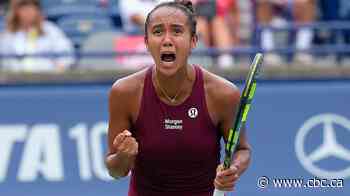Leylah Fernandez posts upset win over Russia's Mirra Andreeva in National Bank Open 3rd round