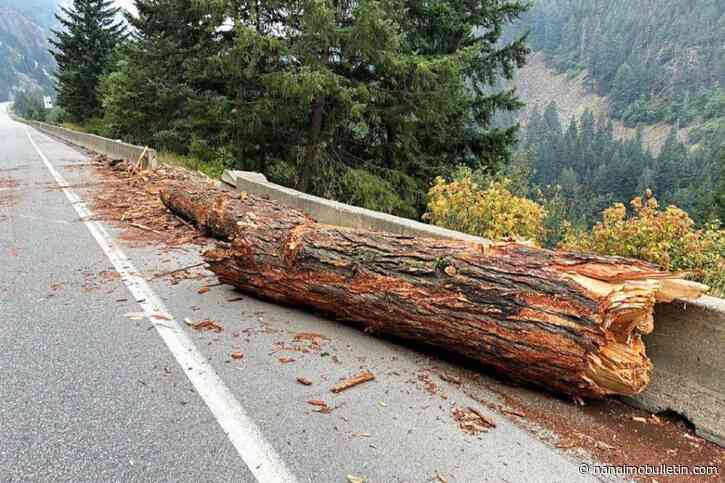 Driving hazards in wildfire areas include smoke, debris
