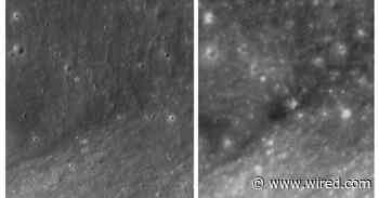 Here Are the First Images of the Crater Left on the Moon by SpaceX’s Rocket