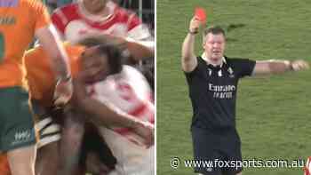 ‘Very dangerous’: New Wallabies coach’s winning start despite ‘ugly’ red card