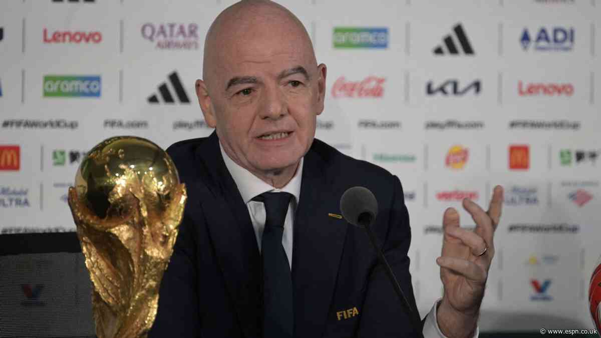 Infantino denies UEFA payment to alleged lover