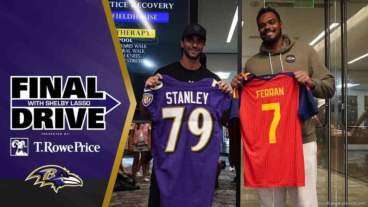 Ferran Torres Visits Ravens Training Camp | Baltimore Ravens Final Drive