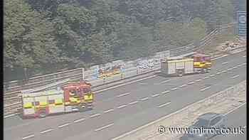 M3 traffic recap: All traffic stopped after multi-vehicle crash near M25 causing chaos