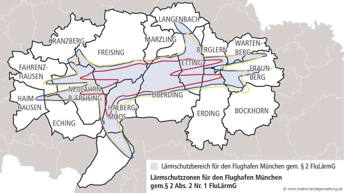 Flughafen München: Geplante Lärmschutzzonen sorgen für Wirbel im Landkreis Freising
