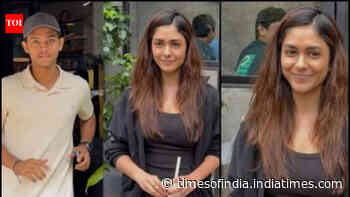 Mrunal Thakur reacts to link-up rumours with 10 year younger cricketer Yashasvi