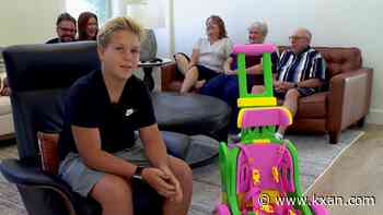 'It just makes sense!': 13-year-old builds 3D-printed wheelchair for 21-month-old girl
