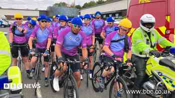 Officers begin charity ride for fallen colleagues